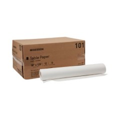 Table Paper McKesson 21 Inch Width White Crepe